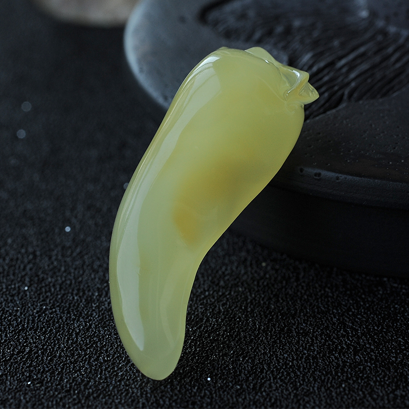 小辣椒蜜蜡吊坠-红掌柜