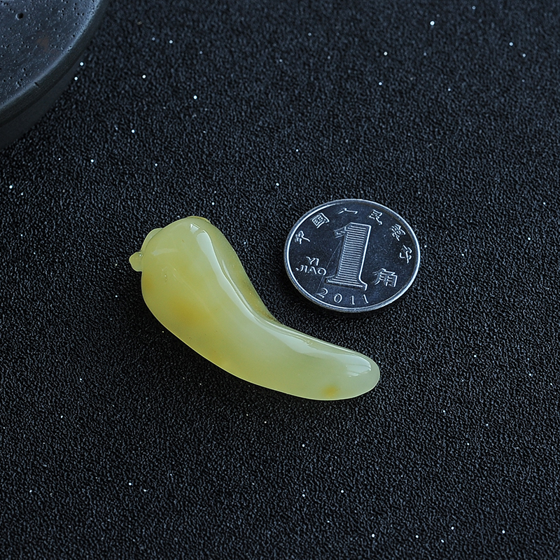 小辣椒蜜蜡吊坠-红掌柜