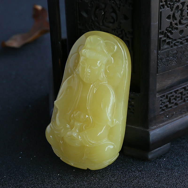 满蜜观音挂坠-红掌柜