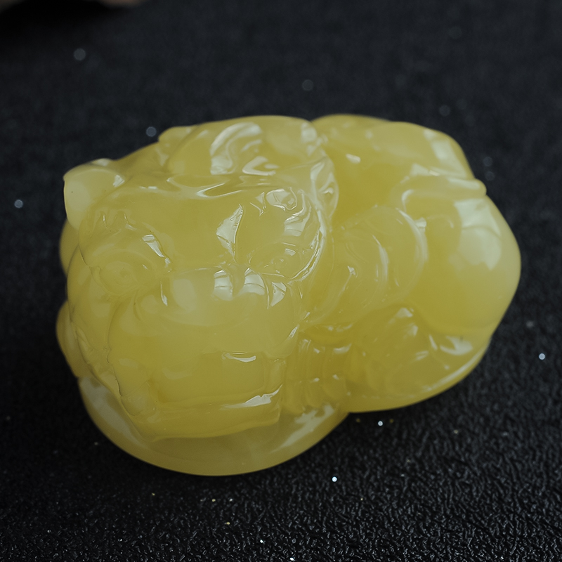 蜜蜡貔貅吊坠-红掌柜