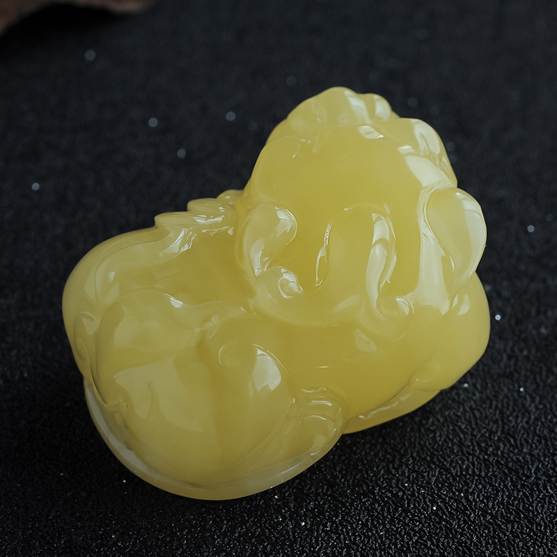 蜜蜡貔貅挂件-红掌柜