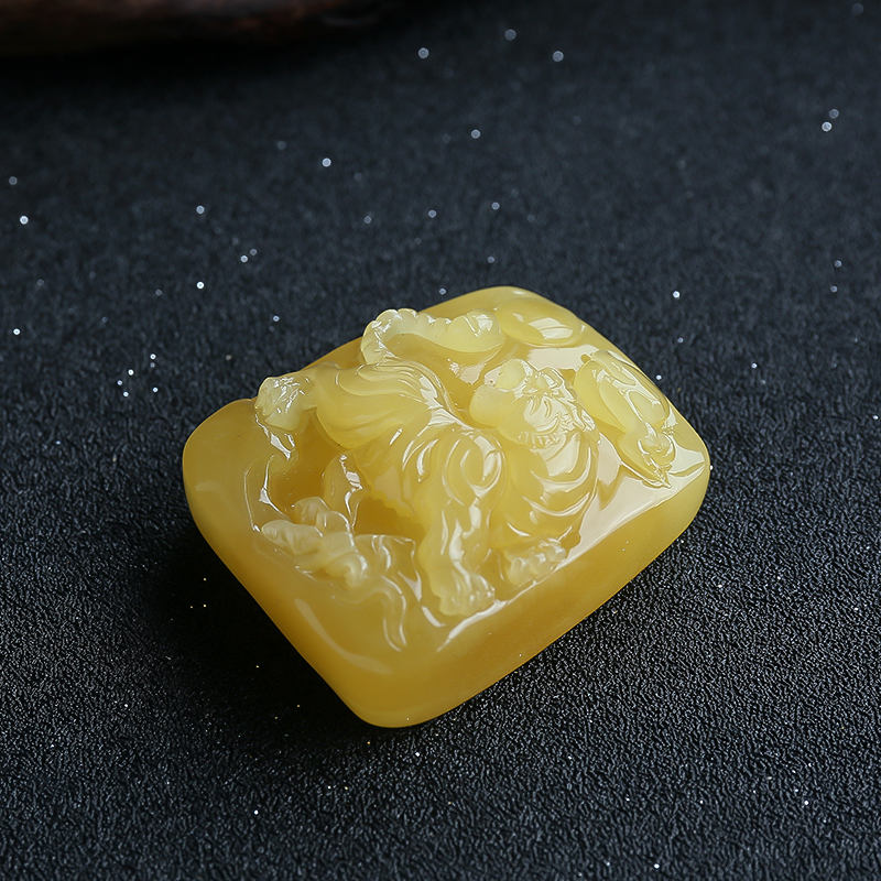 波罗的海蜜蜡挂坠-红掌柜