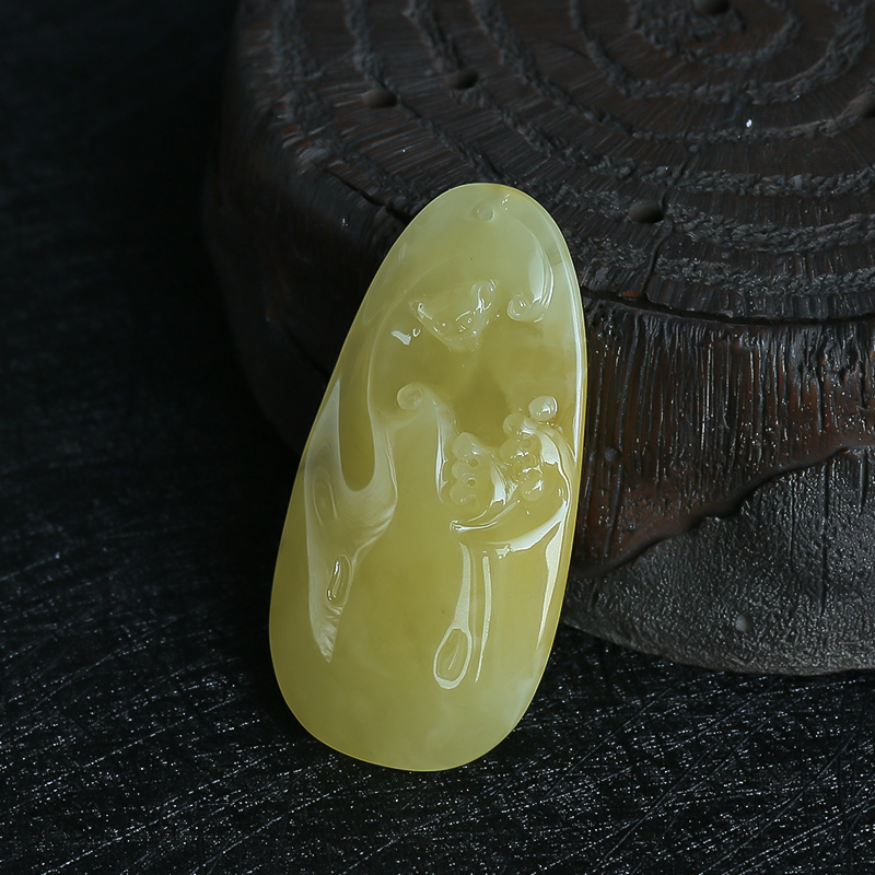 波罗的海蜜蜡挂件-红掌柜