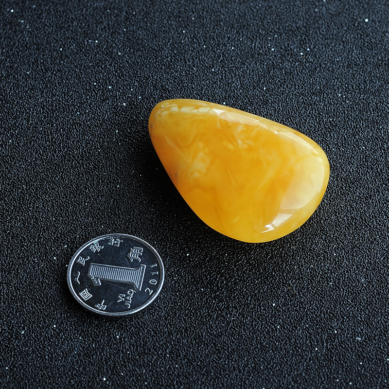 鸡油黄蜜蜡吊坠-红掌柜