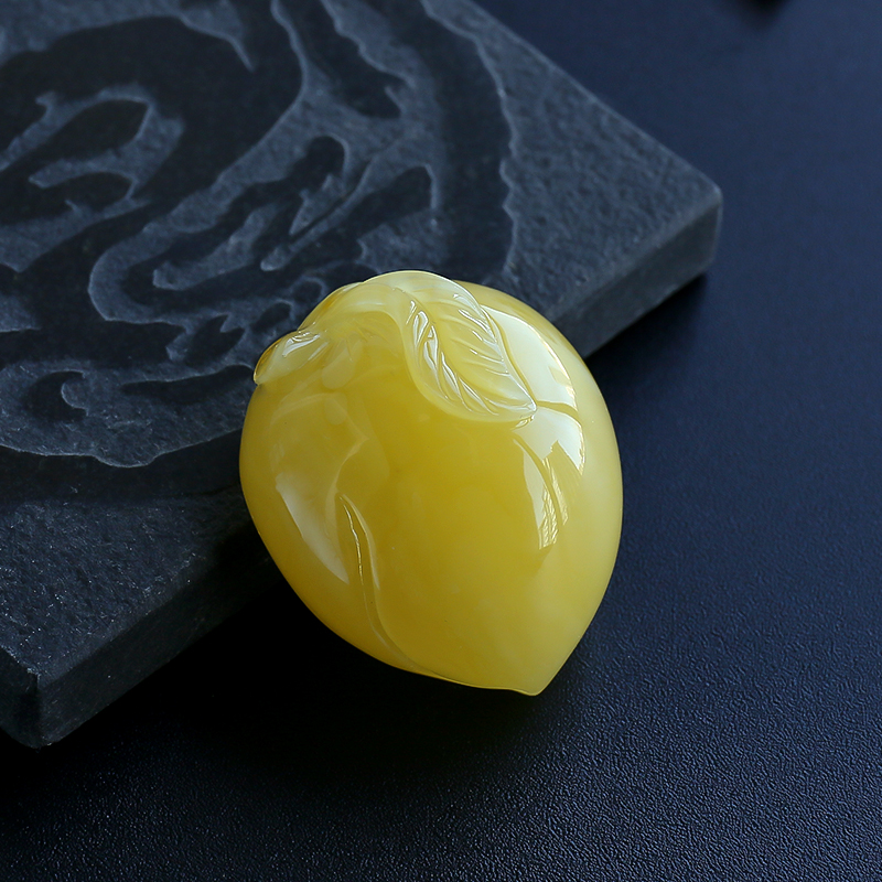 满蜜寿桃挂坠-红掌柜