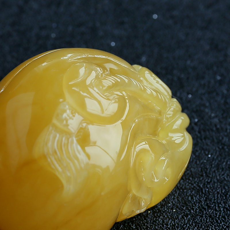 蜜蜡吊坠-红掌柜