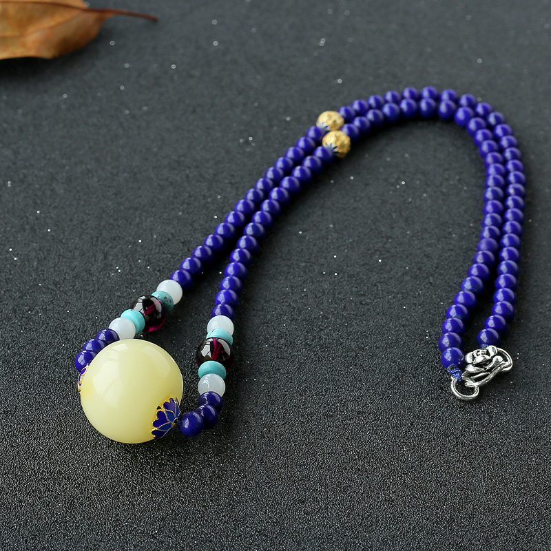 蜜蜡苹果珠 - 红掌柜珠宝