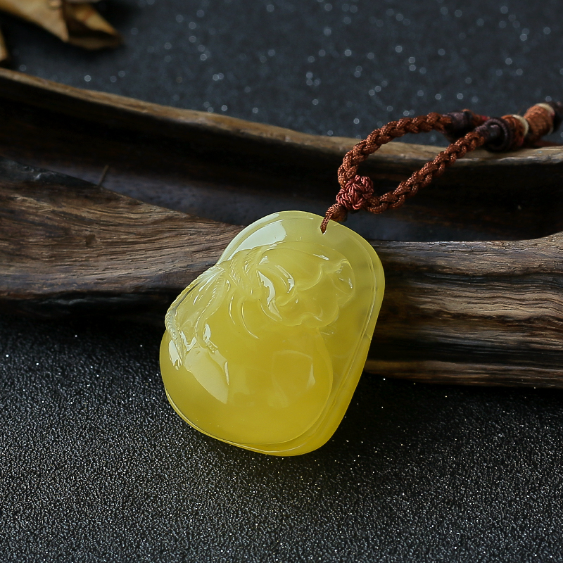 钱袋蜜蜡吊坠 - 红掌柜珠宝