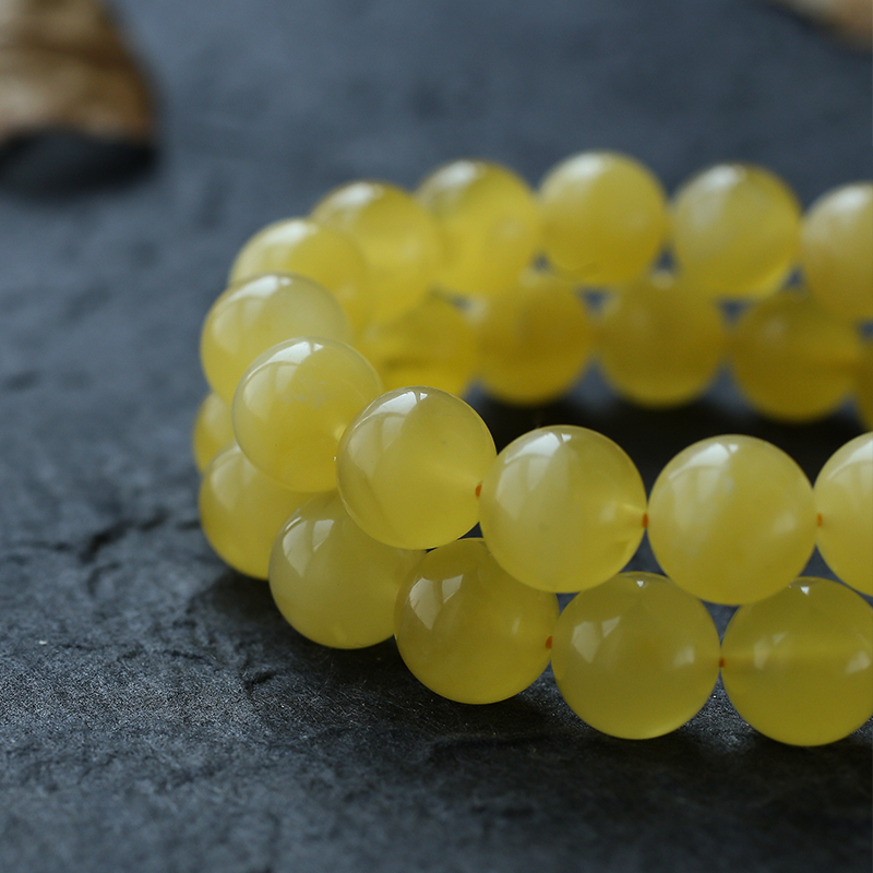 天然蜜蜡手串-红掌柜