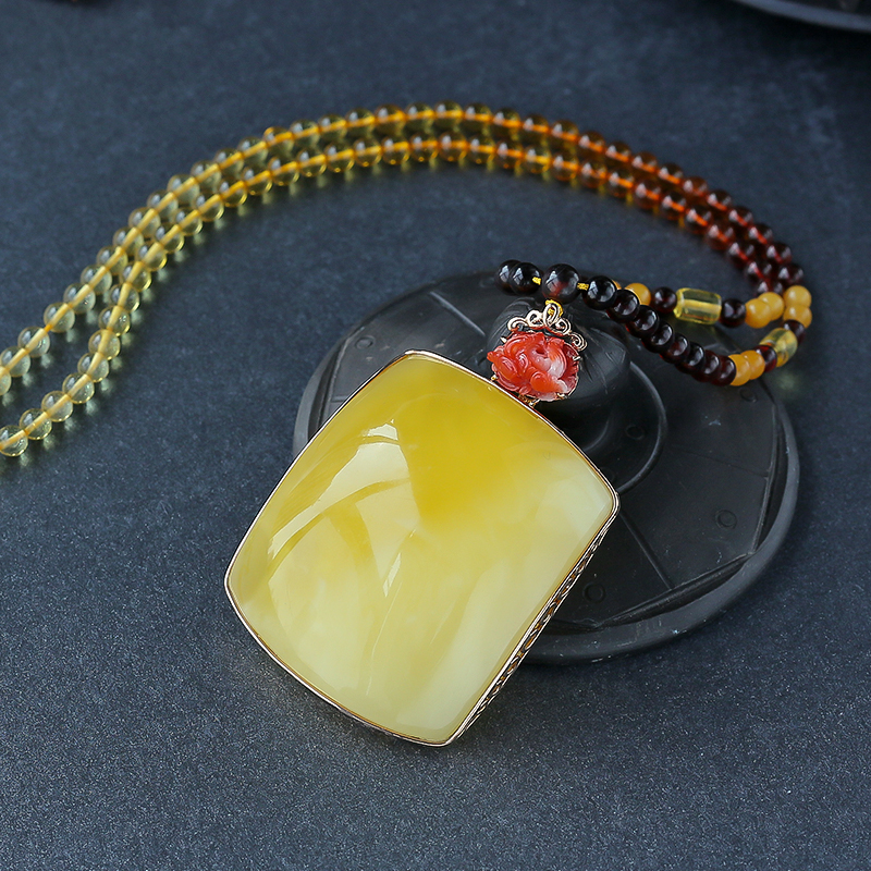 金镶蜜蜡牌子 - 红掌柜珠宝