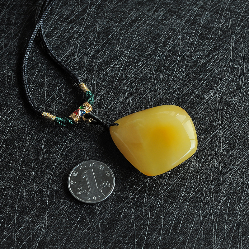 鸡油黄蜜蜡 - 红掌柜珠宝