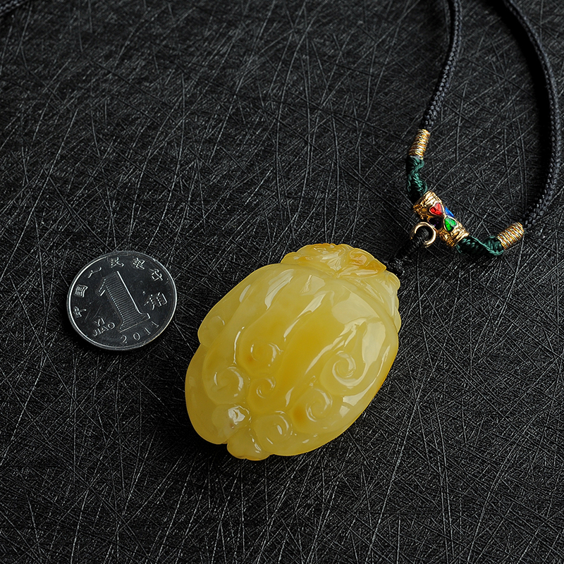 满蜜佛手吊坠-红掌柜