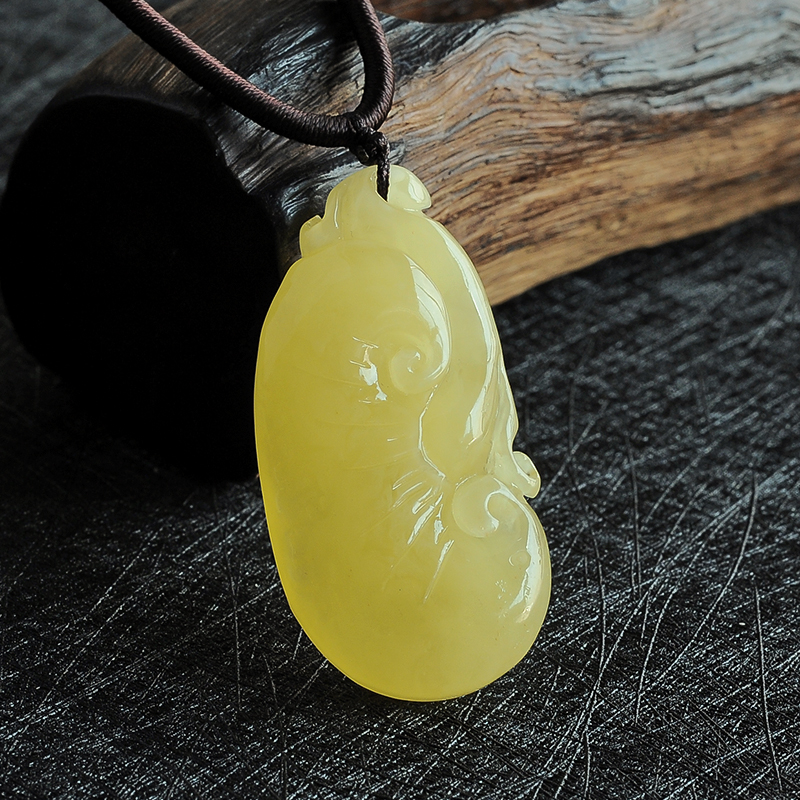 满黄如意吊坠 - 红掌柜珠宝