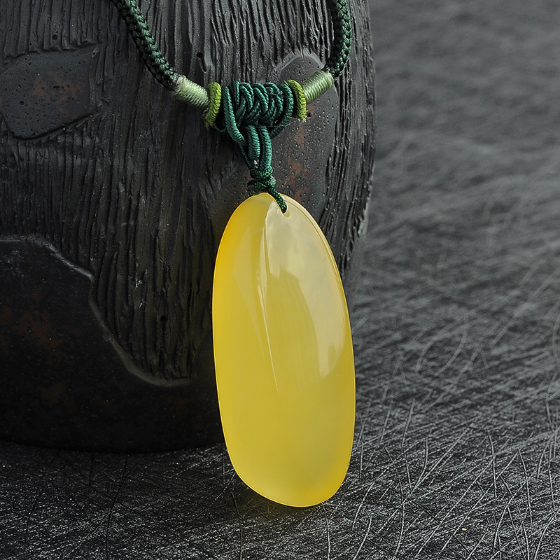 鸡油黄蜜蜡 - 红掌柜珠宝