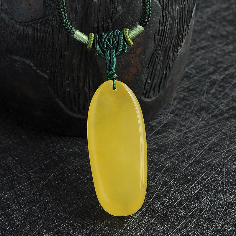 鸡油黄随形吊坠 - 红掌柜珠宝