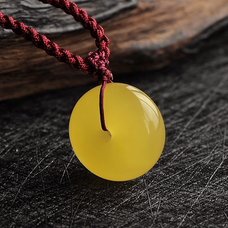 满蜜平安扣挂坠-红掌柜