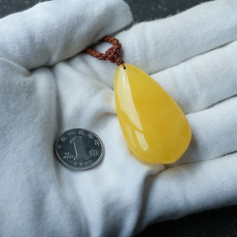 随形鸡油黄蜜蜡-红掌柜