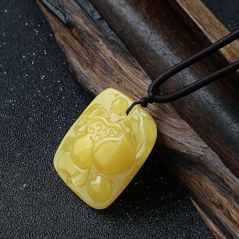 蜜蜡一品清廉-红掌柜