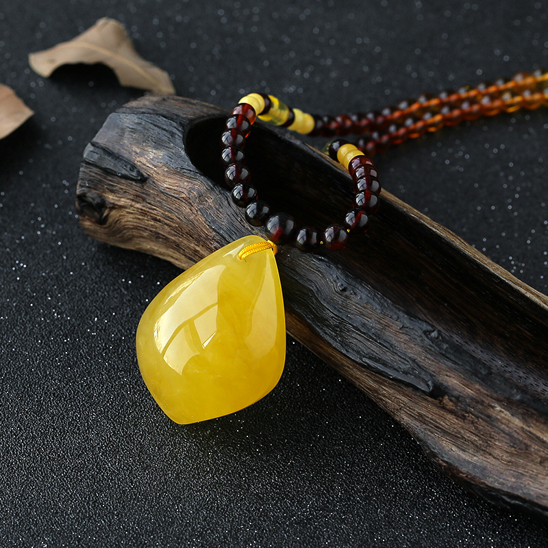 蜜蜡吊坠 - 红掌柜珠宝