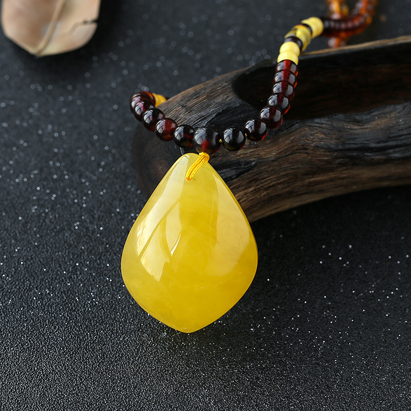 蜜蜡随形吊坠 - 红掌柜珠宝