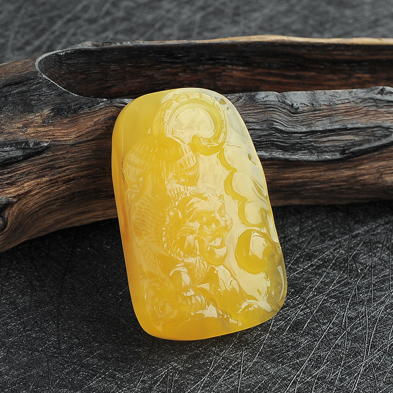 蜜蜡老虎 - 红掌柜珠宝