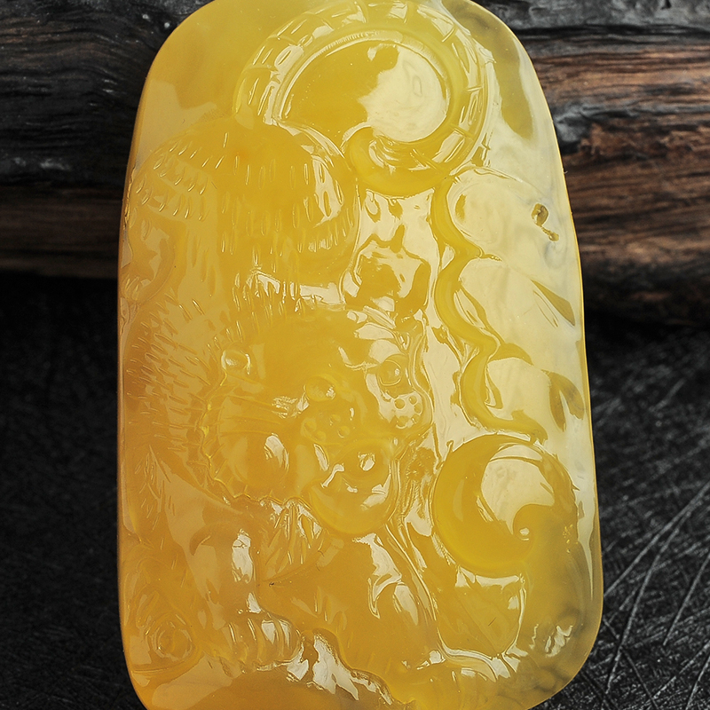 天然蜜蜡挂件 - 红掌柜珠宝