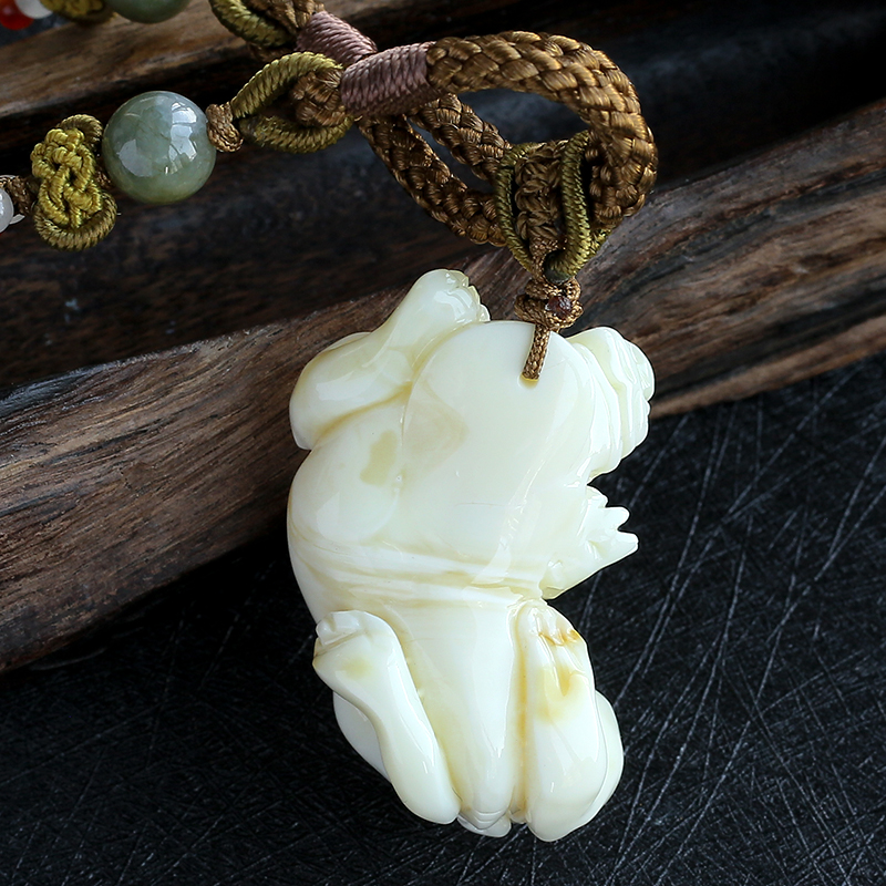 白蜜吊坠 - 红掌柜珠宝