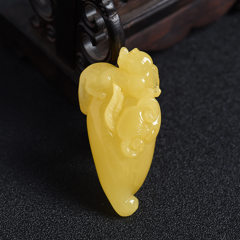 波罗的海蜜蜡挂件 - 红掌柜珠宝