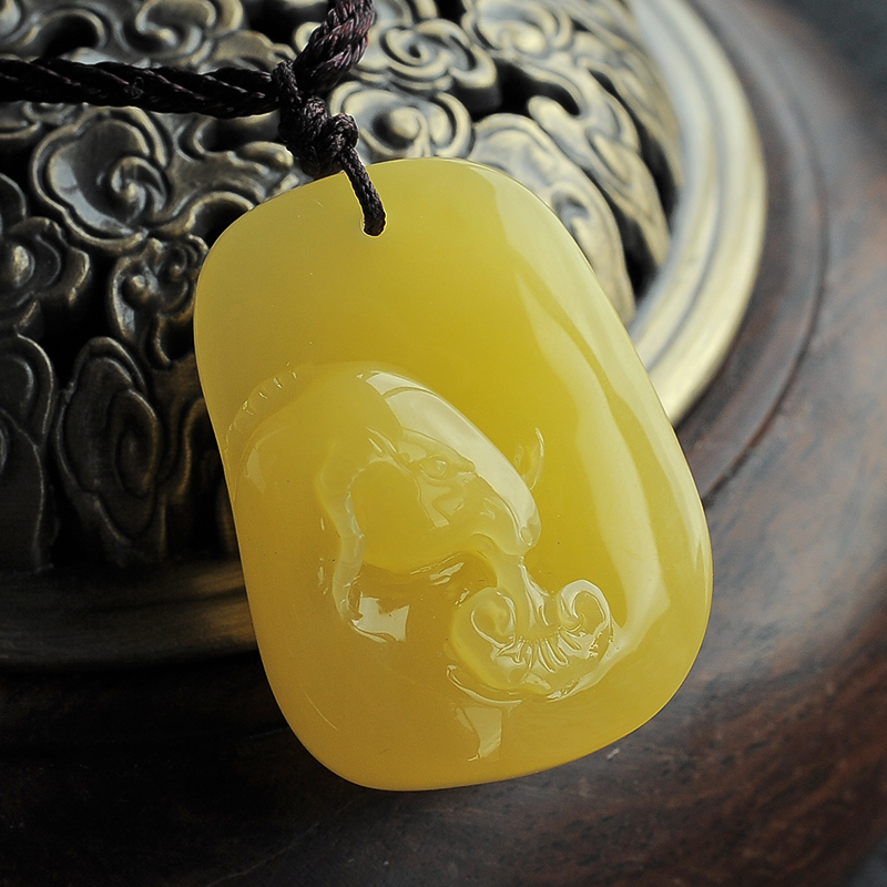 蜜蜡羊 - 红掌柜珠宝