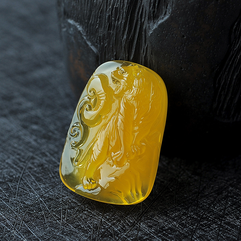 蜜蜡吊坠 - 红掌柜珠宝