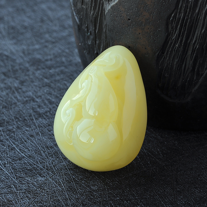 蜜蜡吊坠 - 红掌柜珠宝