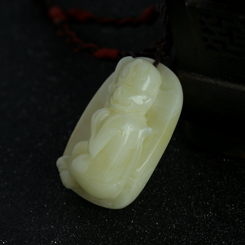 蜜蜡吊坠 - 红掌柜珠宝