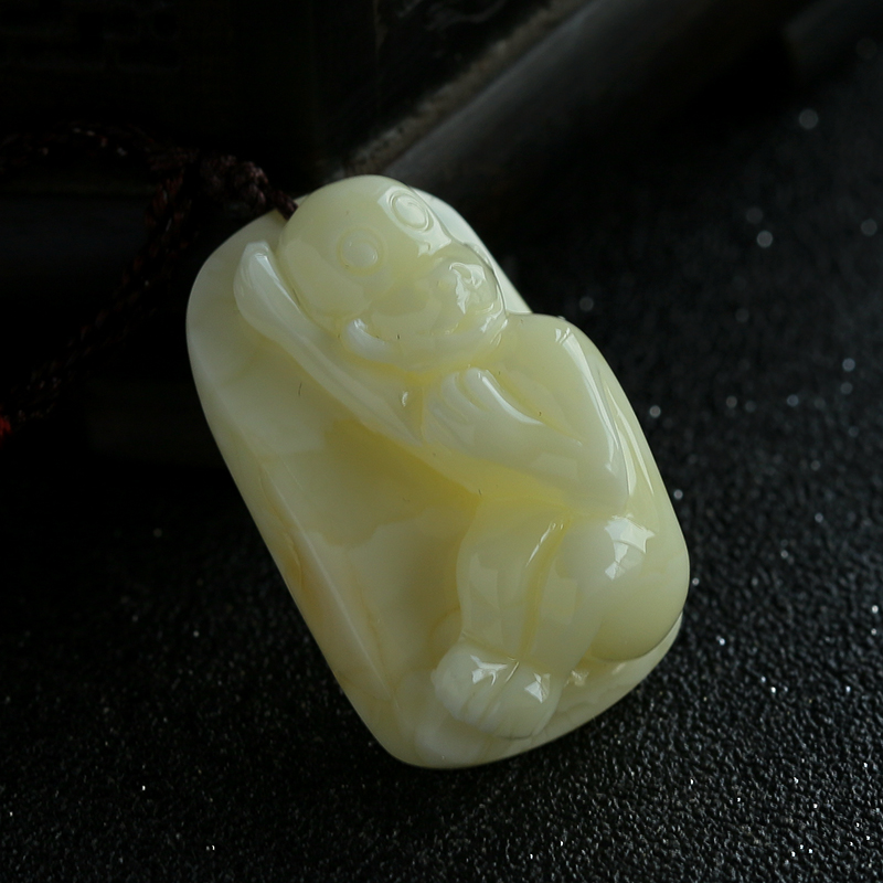 蜜蜡猴子 - 红掌柜珠宝