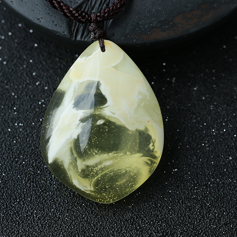 白花蜜随形吊坠 - 红掌柜珠宝