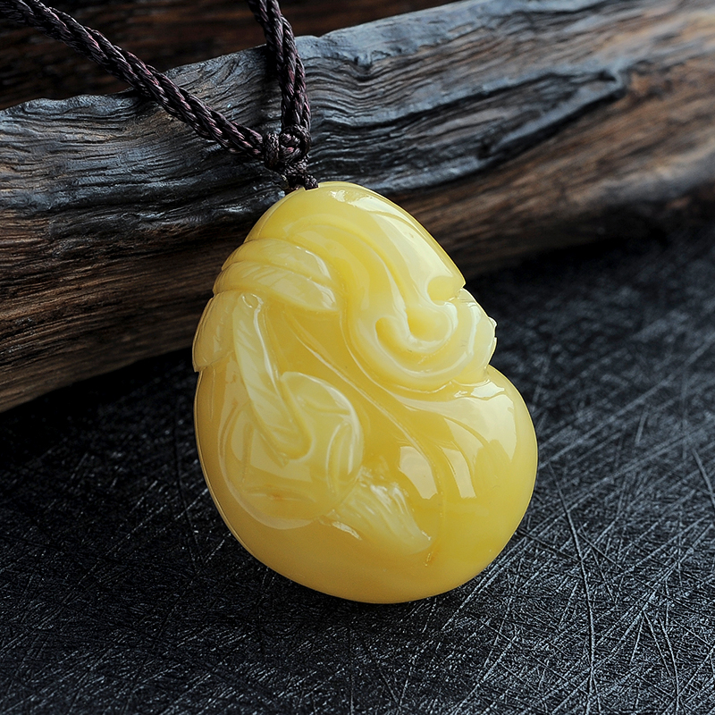 蜜蜡钱袋吊坠 - 红掌柜珠宝