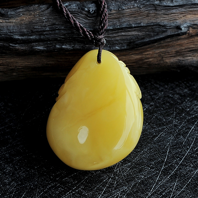 天然蜜蜡挂件 - 红掌柜珠宝