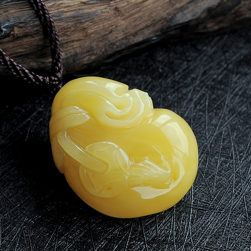 蜜蜡吊坠 - 红掌柜珠宝