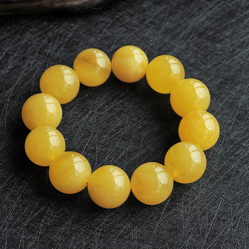 天然蜜蜡手串 - 红掌柜珠宝