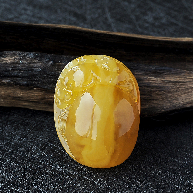 蜜蜡貔貅吊坠 - 红掌柜珠宝