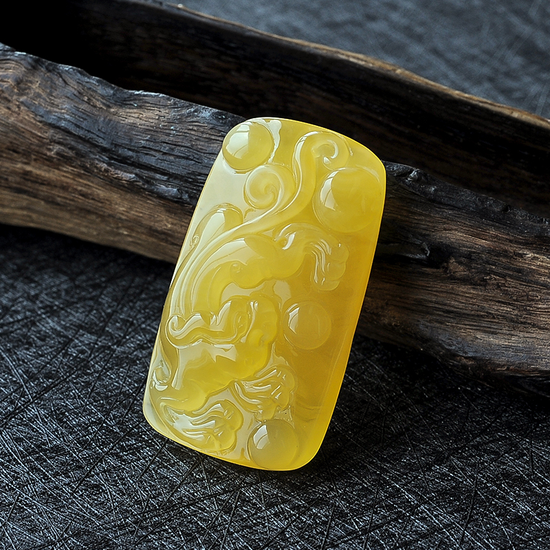 蜜蜡吊坠 - 红掌柜珠宝