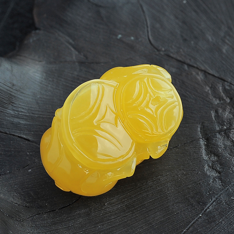 蜜蜡吊坠 - 红掌柜珠宝