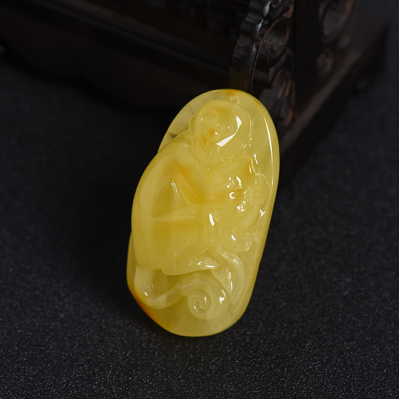 蜜蜡吊坠 - 红掌柜珠宝