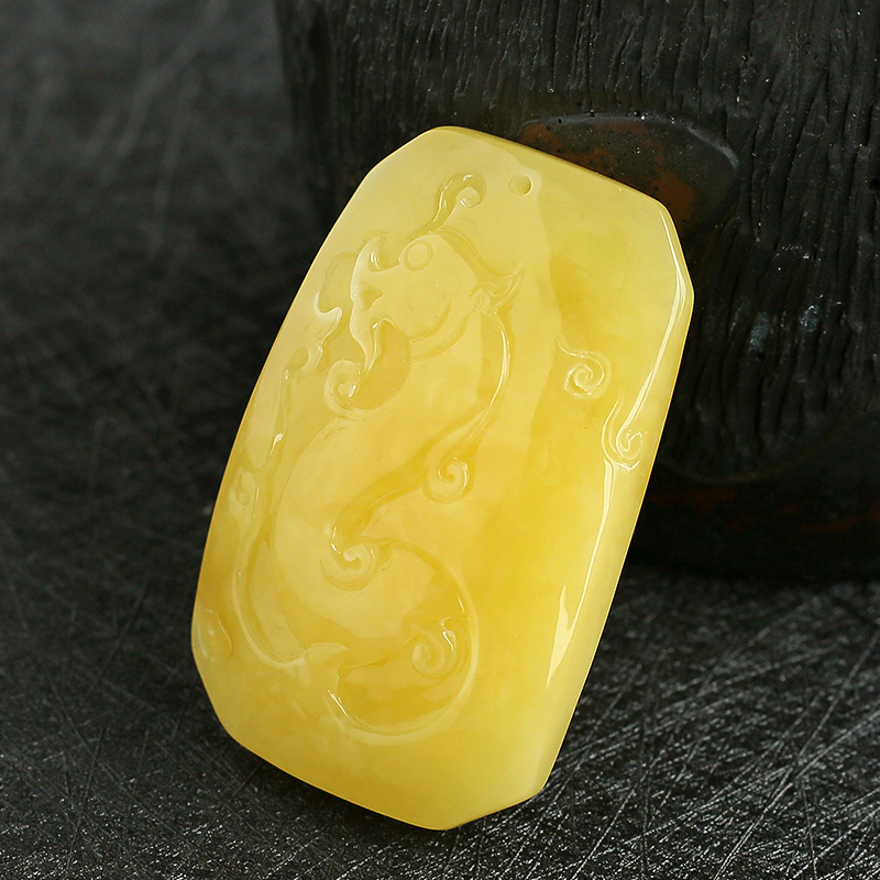 蜜蜡龙牌 - 红掌柜珠宝