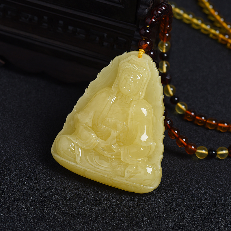 满黄蜜蜡 - 红掌柜珠宝