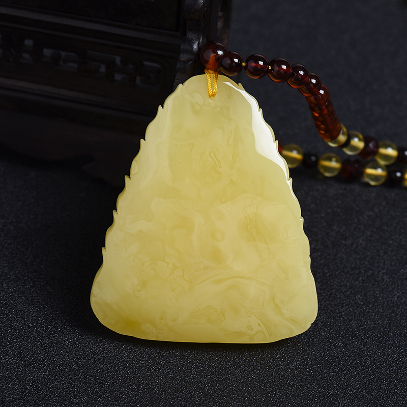 天然蜜蜡挂件 - 红掌柜珠宝