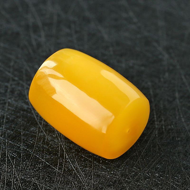 天然蜜蜡桶珠 - 红掌柜珠宝