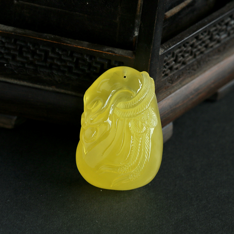 蜜蜡钱袋吊坠 - 红掌柜珠宝