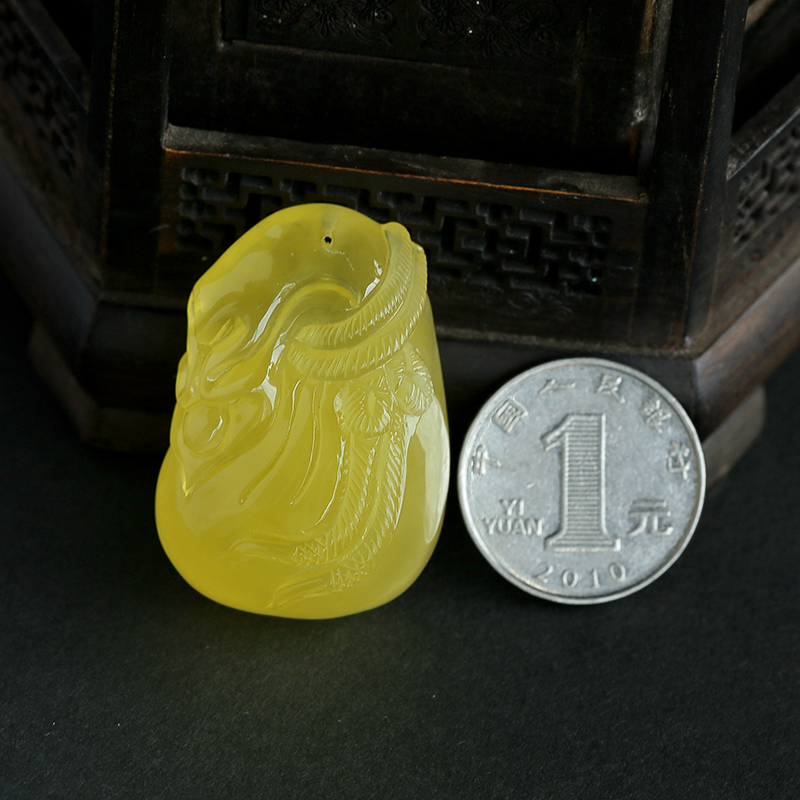 鸡油黄蜜蜡 - 红掌柜珠宝