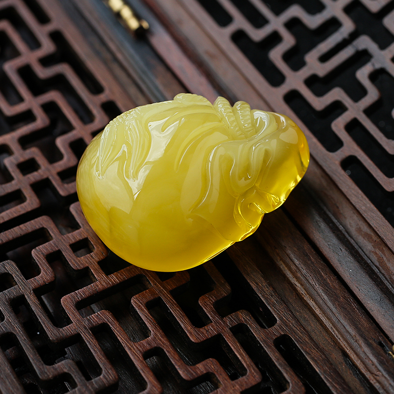 金包蜜蜜蜡挂件 - 红掌柜珠宝