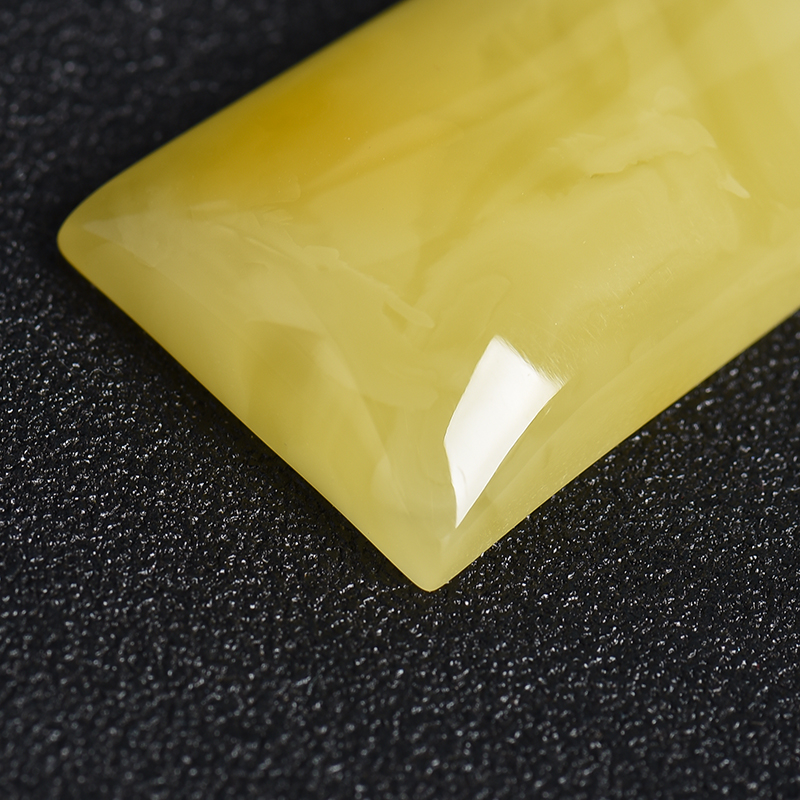 天然蜜蜡方牌吊坠-红掌柜